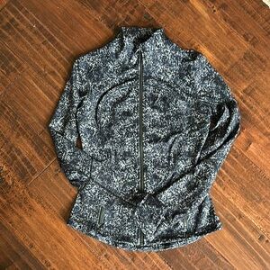 Lululemon Athletica Utility Jacket Black and Gray Performance Fabric